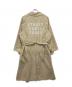 Etudes Studio (エチュードスタジオ) TERRITORY STENCIL ベルト付 ダブル コート ベージュ サイズ:48：6000円
