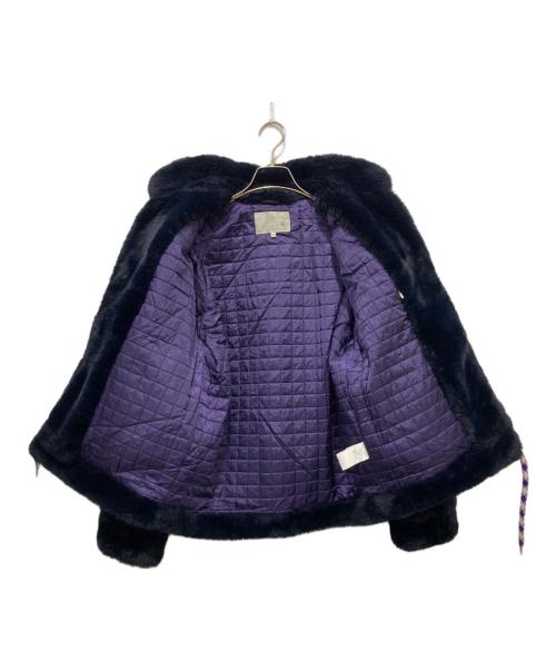 A(LeFRUDE)E（アレフルード）A(LeFRUDE)E (アレフルード) エコファーブルゾン ネイビー サイズ:Mの古着・服飾アイテム