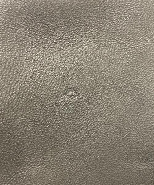 Schott（ショット）Schott (ショット) FULL LETEHER STADIUM JACKET ブラック×ホワイト サイズ:Lの古着・服飾アイテム