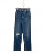 RE/DONEリダン）の古着「超ハイライズ ストーブパイプ ジーンズ」｜インディゴ