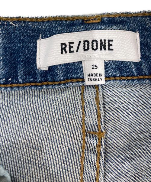 RE/DONE（リダン）RE/DONE (リダン) 超ハイライズ ストーブパイプ ジーンズ インディゴ サイズ:W25の古着・服飾アイテム