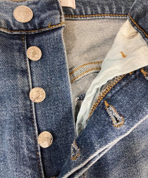 RE/DONE（リダン）RE/DONE (リダン) 超ハイライズ ストーブパイプ ジーンズ インディゴ サイズ:W25の古着・服飾アイテム