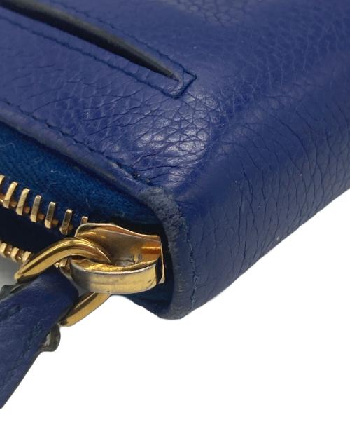 PRADA（プラダ）PRADA (プラダ) 長財布 ブルーの古着・服飾アイテム