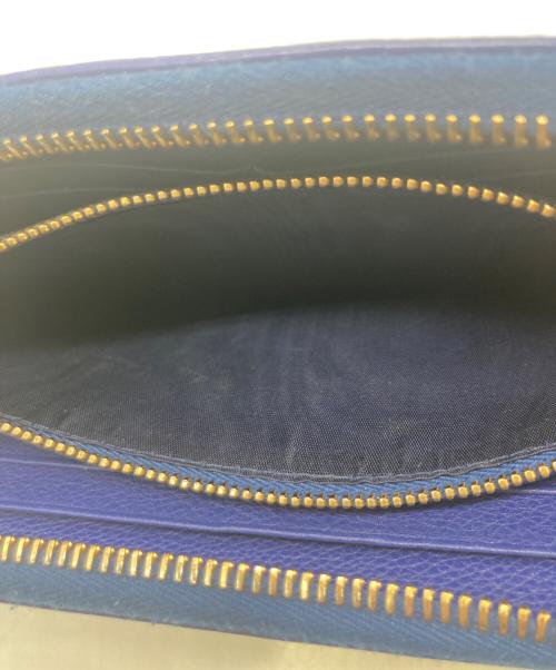 PRADA（プラダ）PRADA (プラダ) 長財布 ブルーの古着・服飾アイテム