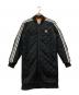 adidas（アディダス）の古着「LONG BOMBERJACKET/ロングボンバージャケット」｜ブラック