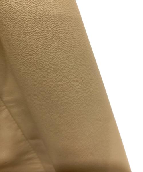 BALMAIN（バルマン）BALMAIN (バルマン) ラムレザーコート ベージュ サイズ:11の古着・服飾アイテム