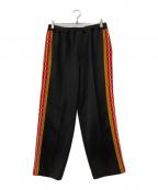 SASQUATCHfabrix.サスクワッチファブリックス）の古着「LACE TAPE STRAIGHT TRACK PANTS」｜グレー