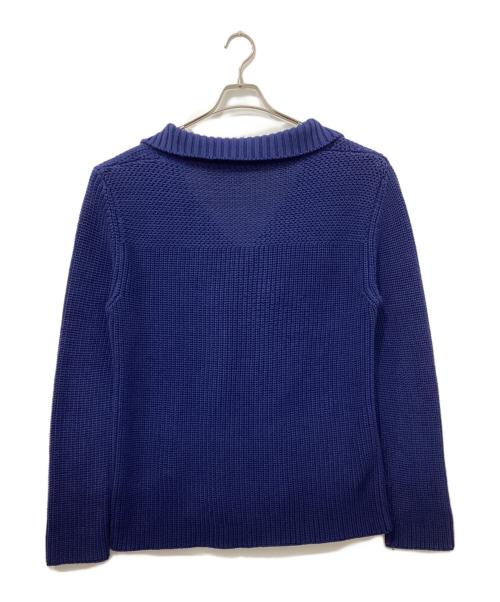 BOGLIOLI（ボリオリ）BOGLIOLI (ボリオリ) コットンニットジャケット ネイビー サイズ:Lの古着・服飾アイテム