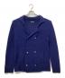 BOGLIOLI（ボリオリ）の古着「コットンニットジャケット」｜ネイビー