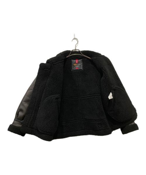 ALPHA（アルファ）ALPHA (アルファ) B-3フェイクムートンジャケット ブラウン サイズ:Sの古着・服飾アイテム