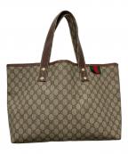 GUCCIグッチ）の古着「トートバッグ」｜ベージュ