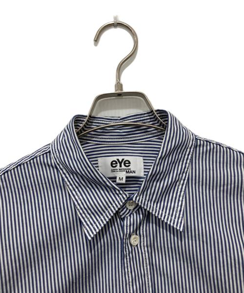 eYe COMME des GARCONS JUNYAWATANABE MAN（アイ コム デ ギャルソン ジュンヤ ワタナベ マン）eYe COMME des GARCONS JUNYAWATANABE MAN (アイ コム デ ギャルソン ジュンヤ ワタナベ マン) ストライプシャツ ホワイト サイズ:Ｍの古着・服飾アイテム