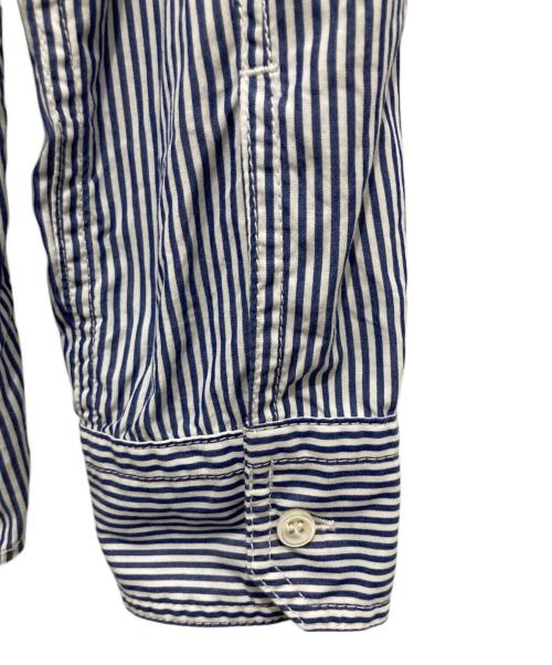 eYe COMME des GARCONS JUNYAWATANABE MAN（アイ コム デ ギャルソン ジュンヤ ワタナベ マン）eYe COMME des GARCONS JUNYAWATANABE MAN (アイ コム デ ギャルソン ジュンヤ ワタナベ マン) ストライプシャツ ホワイト サイズ:Ｍの古着・服飾アイテム