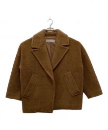 PLAN PEOPLE（プレイン ピープル）の古着「ボアブルゾン」｜ブラウン