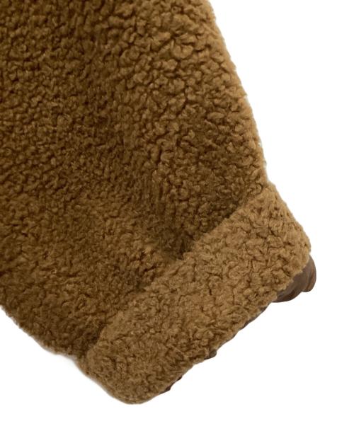 PLAN PEOPLE（プレイン ピープル）PLAN PEOPLE (プレイン ピープル) ボアブルゾン ブラウン サイズ:2の古着・服飾アイテム