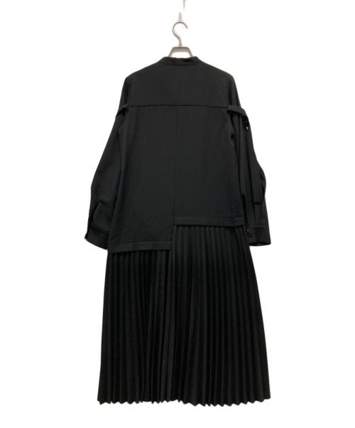 UNITED TOKYO（ユナイテッドトーキョー）UNITED TOKYO (ユナイテッドトーキョー) プリーツシャツワンピース ブラック サイズ:1の古着・服飾アイテム