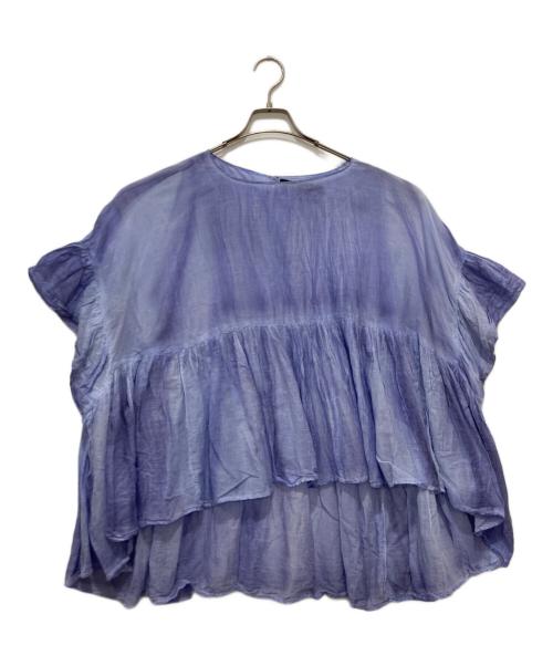 mizuiro-ind（ミズイロインド）mizuiro-ind (ミズイロインド) チュニックブラウス ブルー サイズ:　の古着・服飾アイテム