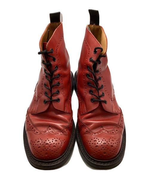 Tricker's（トリッカーズ）Tricker's (トリッカーズ) カントリーブーツ レッド サイズ:8　1/2の古着・服飾アイテム