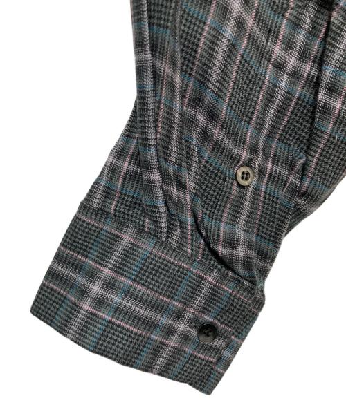 LAD MUSICIAN（ラッドミュージシャン）LAD MUSICIAN (ラッドミュージシャン) チェックシャツ ピンク×グリーン サイズ:42の古着・服飾アイテム