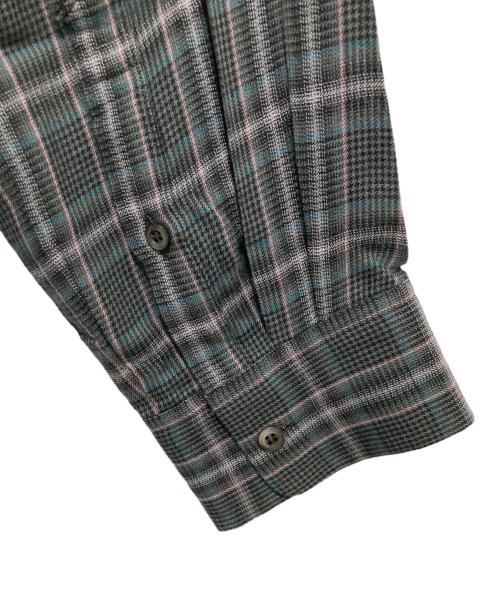 LAD MUSICIAN（ラッドミュージシャン）LAD MUSICIAN (ラッドミュージシャン) チェックシャツ ピンク×グリーン サイズ:42の古着・服飾アイテム