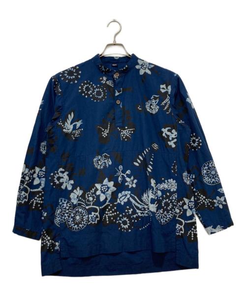 45R（フォーティファイブ・アール）45R (フォーティファイブ・アール) 不死鳥プリントの908イージースタンドシャツ ネイビー サイズ:2の古着・服飾アイテム