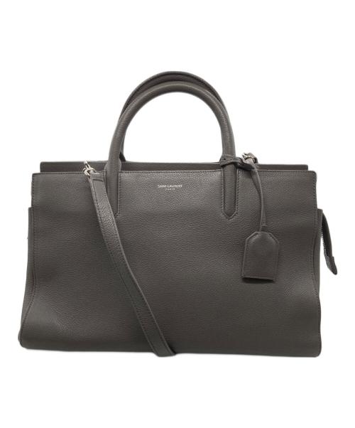 Saint Laurent Paris（サンローランパリ）Saint Laurent Paris (サンローランパリ) 2WAYバッグ グレーの古着・服飾アイテム