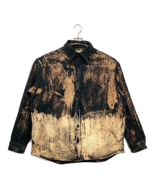 DIESEL（ディーゼル）DIESEL (ディーゼル) S-JAN ブラック×オレンジ サイズ:46の古着・服飾アイテム
