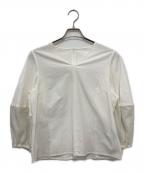 Nobleノーブル）の古着「ランタンパフスリーブブラウス」｜ホワイト