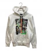 DIESELディーゼル）の古着「プルオーバーパーカー」｜ホワイト