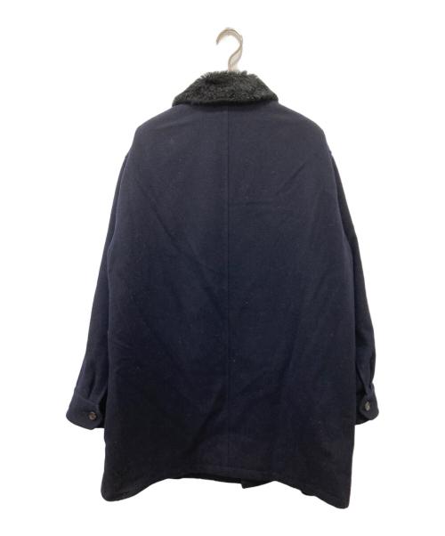 Y's for men（ワイズフォーメン）Y's for men (ワイズフォーメン) スイングトップファー付きブルゾン ネイビー サイズ:Mの古着・服飾アイテム