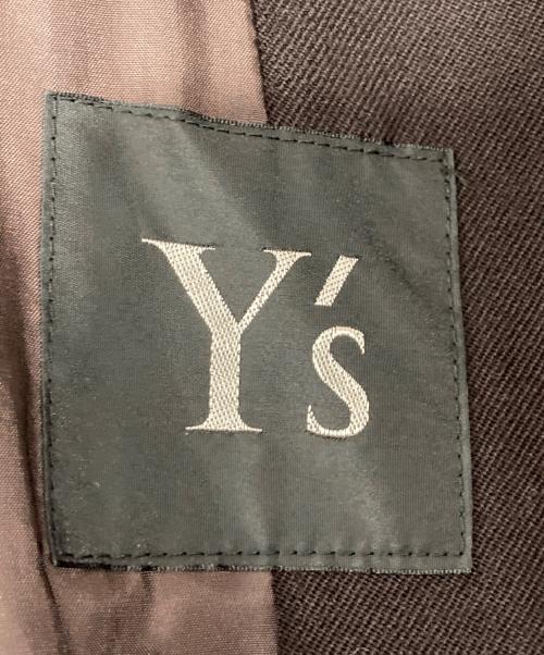 Y's（ワイズ）Y's (ワイズ) ウールギャバジンチェスターコート ブラウン サイズ:下記参照の古着・服飾アイテム