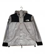 THE NORTH FACE×SUPREMEザ ノース フェイス×シュプリーム）の古着「REFLECTIVE MOUNTAIN PARKA/13ss」｜シルバー×ブラック