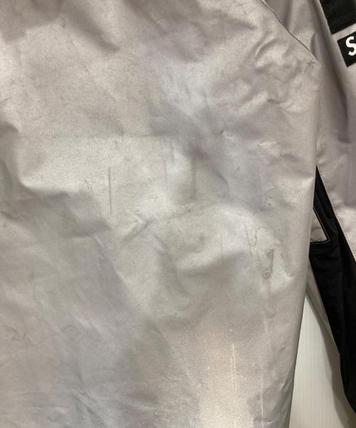 THE NORTH FACE（ザ ノース フェイス）THE NORTH FACE (ザ ノース フェイス) SUPREME (シュプリーム) REFLECTIVE MOUNTAIN PARKA/13ss シルバー×ブラック サイズ:Mの古着・服飾アイテム