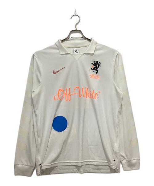 NIKE（ナイキ）NIKE (ナイキ) OFFWHITE (オフホワイト) フットボールジャージー サッカーシャツ ホワイト サイズ:Mの古着・服飾アイテム