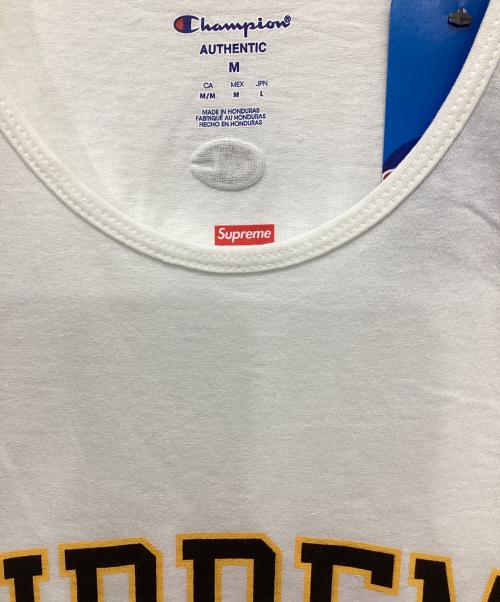 Champion（チャンピオン）Champion (チャンピオン) SUPREME (シュプリーム) タンクトップ/タグ付き ホワイト サイズ:Mの古着・服飾アイテム