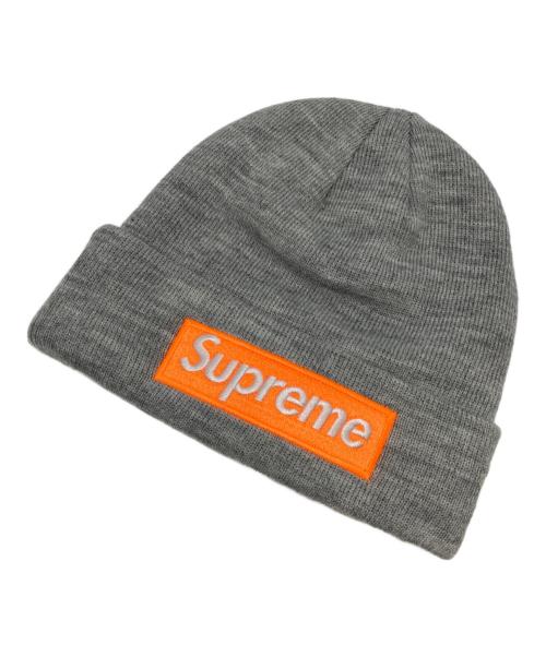 New Era（ニューエラ）New Era (ニューエラ) SUPREME (シュプリーム) ニットキャップ グレーの古着・服飾アイテム