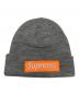 New Era (ニューエラ) SUPREME (シュプリーム) ニットキャップ グレー：6000円