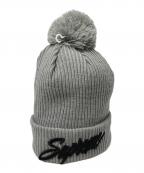 New Era×SUPREMEニューエラ×シュプリーム）の古着「ニットキャップ」｜グレー