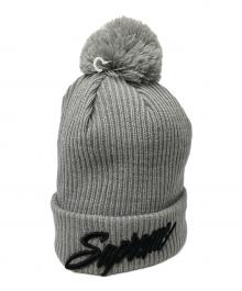 New Era×SUPREME（ニューエラ×シュプリーム）の古着「ニットキャップ」｜グレー