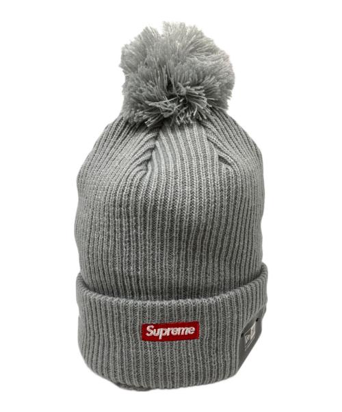 New Era（ニューエラ）New Era (ニューエラ) SUPREME (シュプリーム) ニットキャップ グレーの古着・服飾アイテム