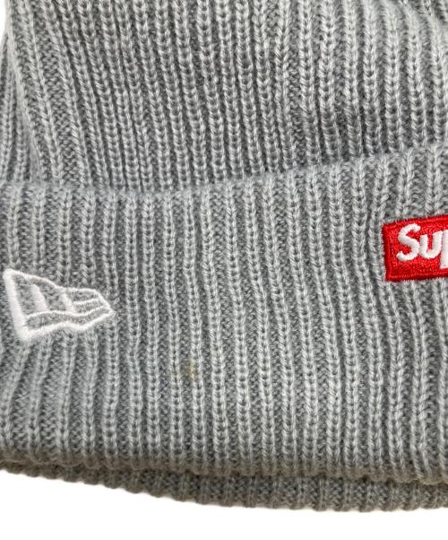 New Era（ニューエラ）New Era (ニューエラ) SUPREME (シュプリーム) ニットキャップ グレーの古着・服飾アイテム