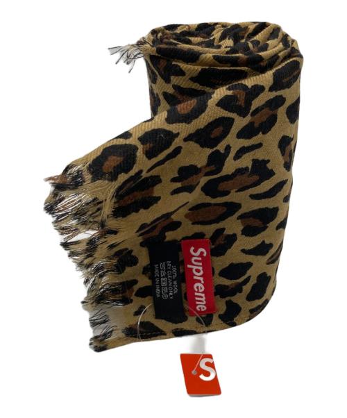SUPREME（シュプリーム）SUPREME (シュプリーム) Leopard Scarf ベージュの古着・服飾アイテム
