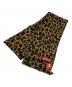 SUPREME (シュプリーム) Leopard Scarf ベージュ：6000円