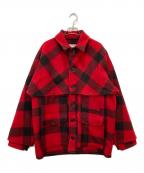 FILSONフィルソン）の古着「マッキーノクルーザージャケット」｜レッド×ブラック