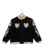 HOUSTONヒューストン）の古着「スカジャン」｜ブラック