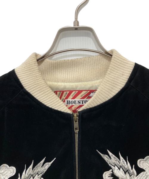 HOUSTON（ヒューストン）HOUSTON (ヒューストン) スカジャン ブラック サイズ:XLの古着・服飾アイテム