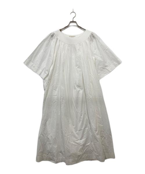 ne quittez pas（ヌキテパ）ne quittez pas (ヌキテパ) 6(ROKU) BEAUTY&YOUTH (ロク ビューティーアンドユース) ブラウスワンピース ホワイト サイズ:下記参照の古着・服飾アイテム