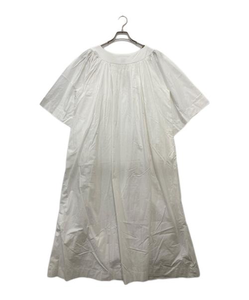 ne quittez pas（ヌキテパ）ne quittez pas (ヌキテパ) 6(ROKU) BEAUTY&YOUTH (ロク ビューティーアンドユース) ブラウスワンピース ホワイト サイズ:下記参照の古着・服飾アイテム