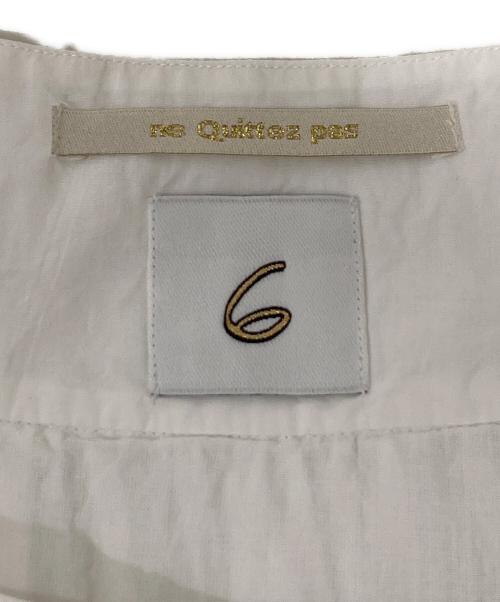 ne quittez pas（ヌキテパ）ne quittez pas (ヌキテパ) 6(ROKU) BEAUTY&YOUTH (ロク ビューティーアンドユース) ブラウスワンピース ホワイト サイズ:下記参照の古着・服飾アイテム