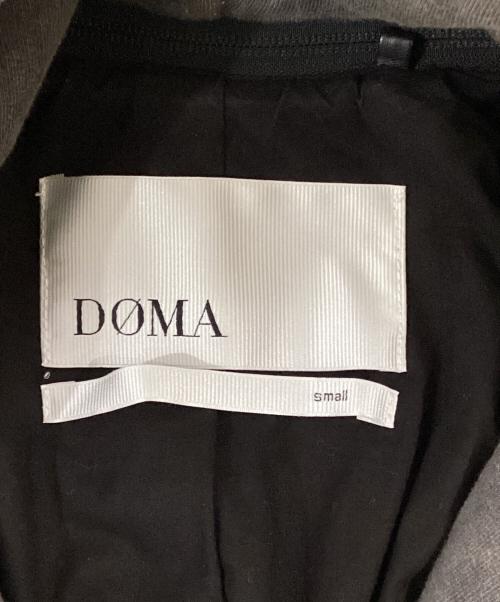 DOMA（ドマ）DOMA (ドマ) フード付レザーライダースジャケット ブラック サイズ:Sの古着・服飾アイテム